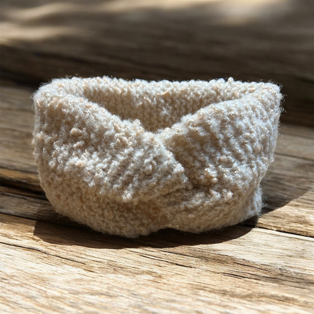 Stirnband „Cream Fleece“