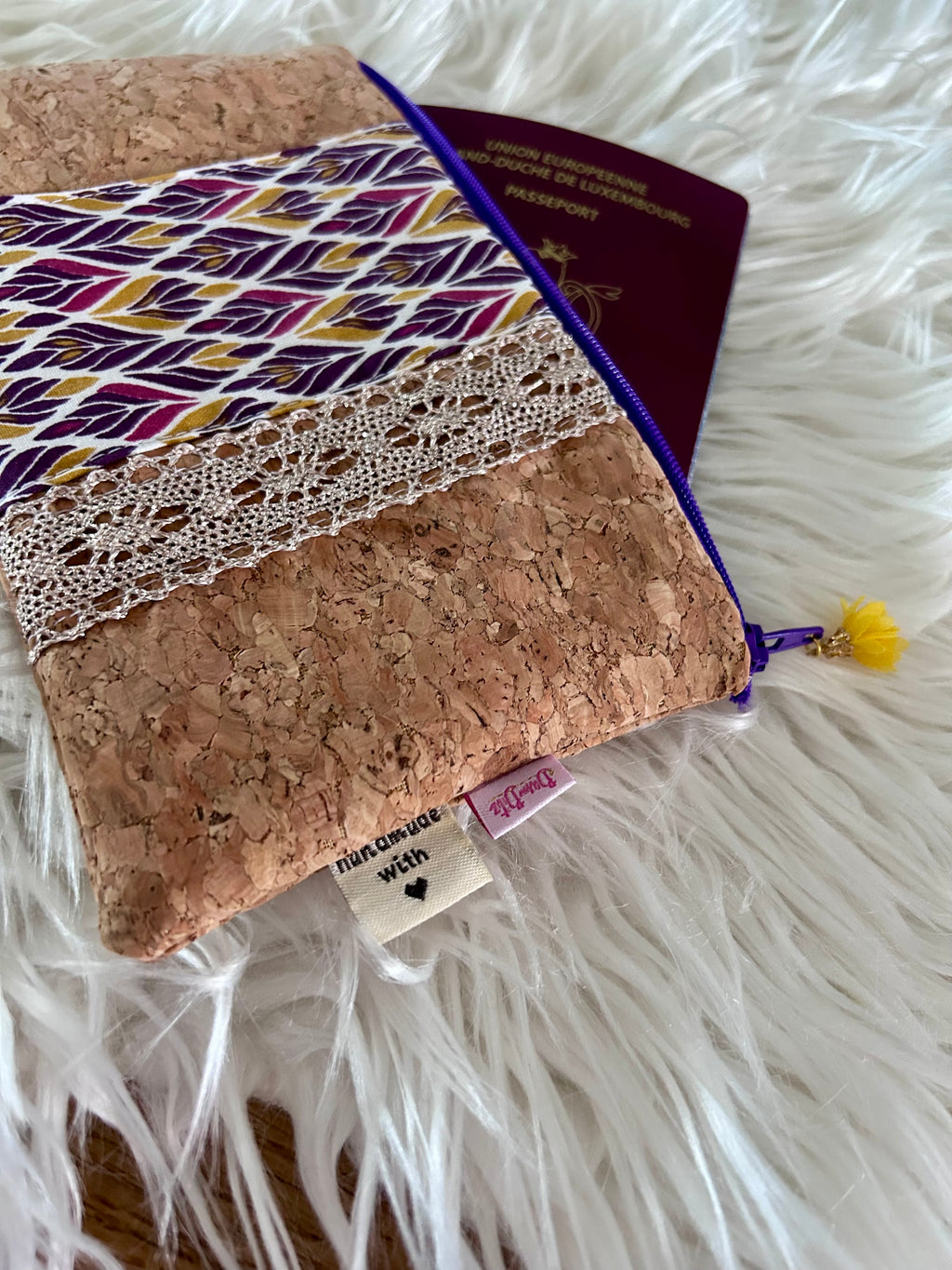 Reißverschlussetui „Mystic Leaf“