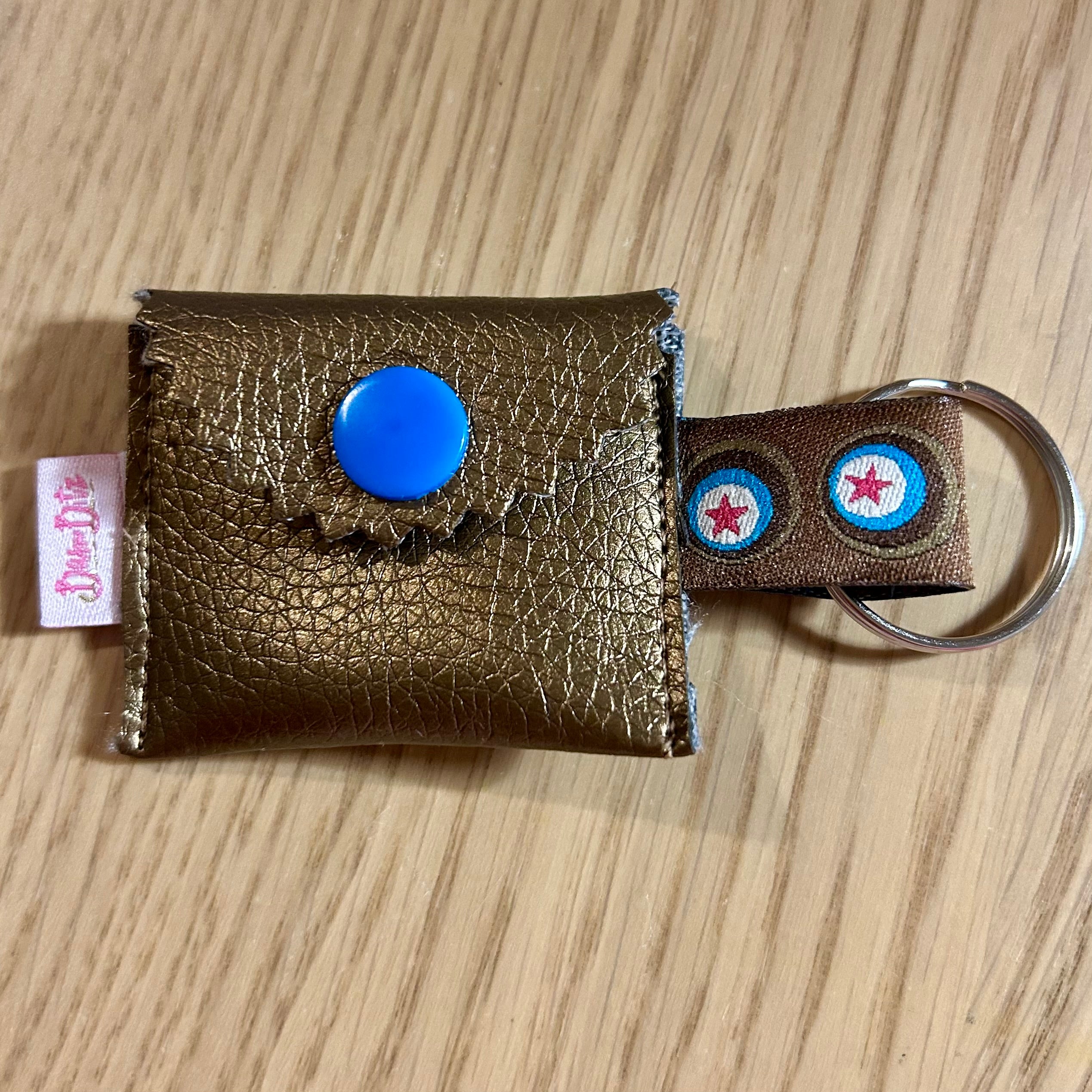 Praktisches Schlüssel-Täschchen mit Einkaufschip