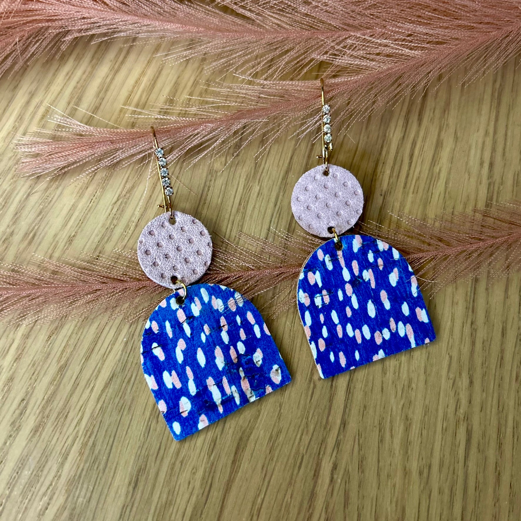 Ohrringe "Blue Dots"