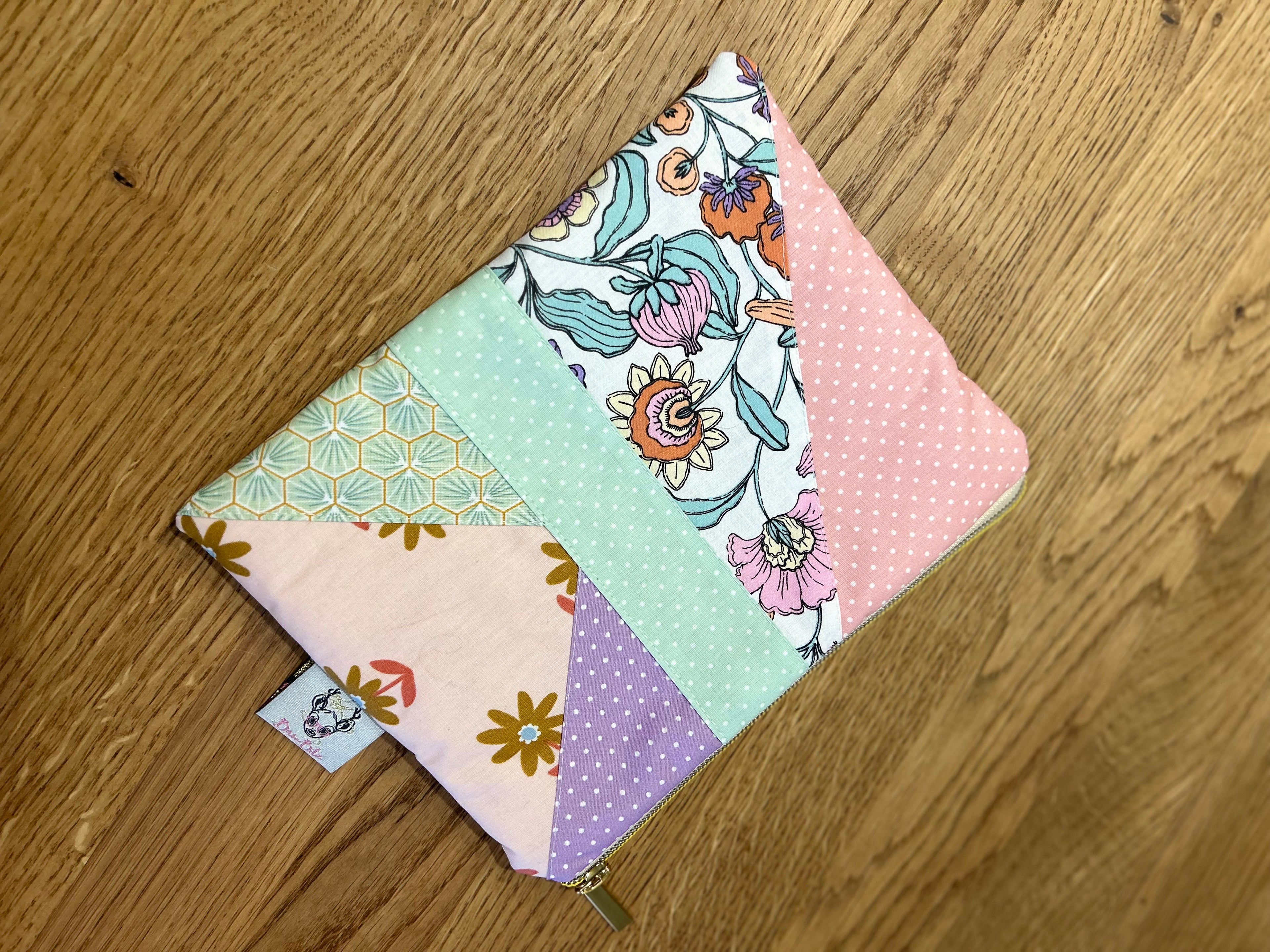 Patchwork-Tasche „Pastel Bloom“