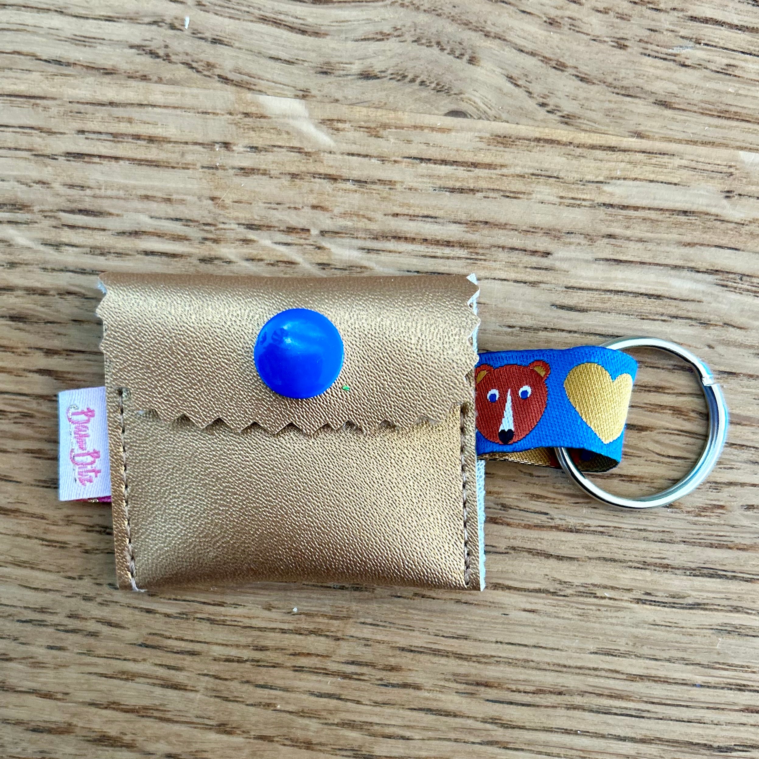 Praktisches Schlüssel-Täschchen mit Einkaufschip