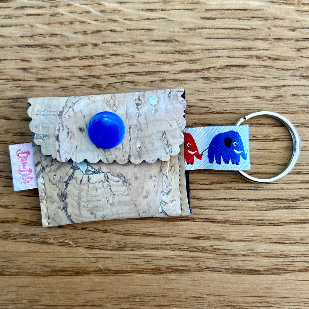 Praktisches Schlüssel-Täschchen mit Einkaufschip