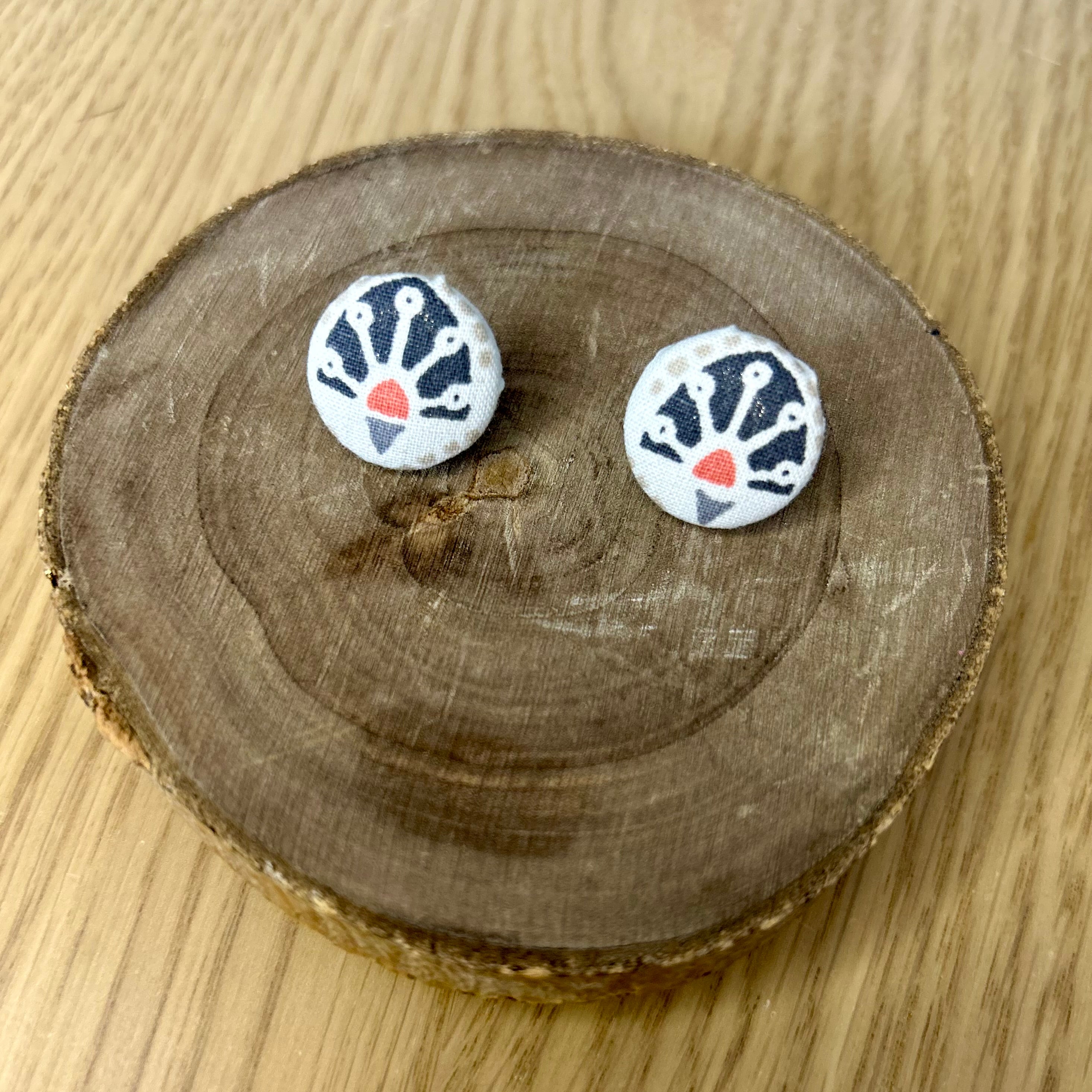 Knopfohrringe „groß“