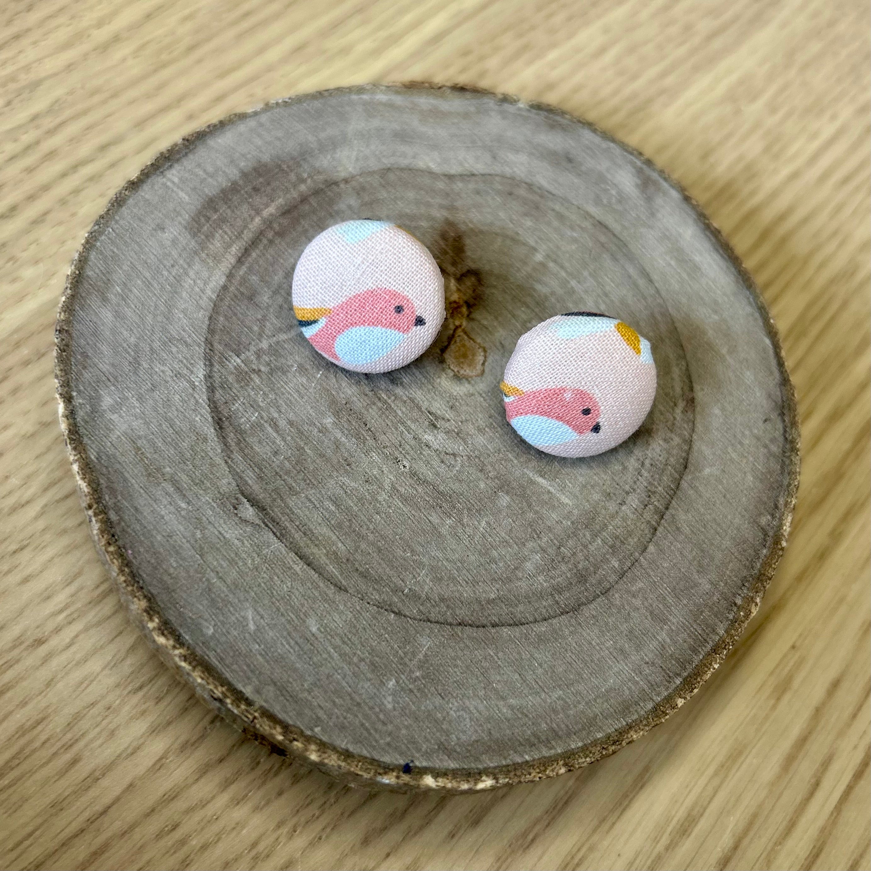 Knopfohrringe „groß“