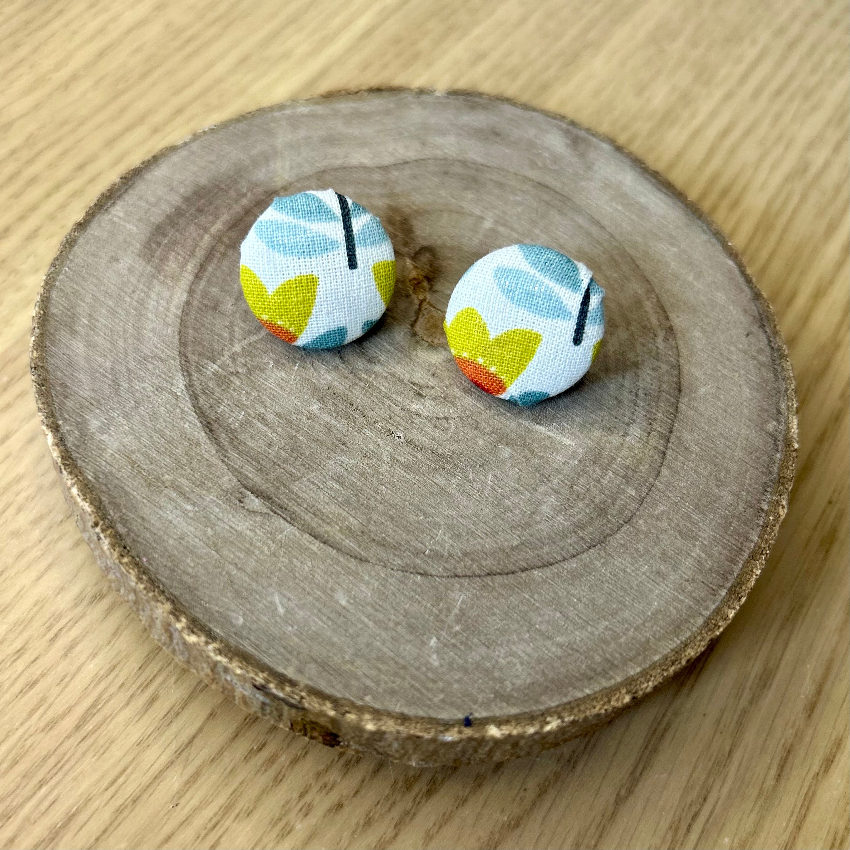 Knopfohrringe „groß“