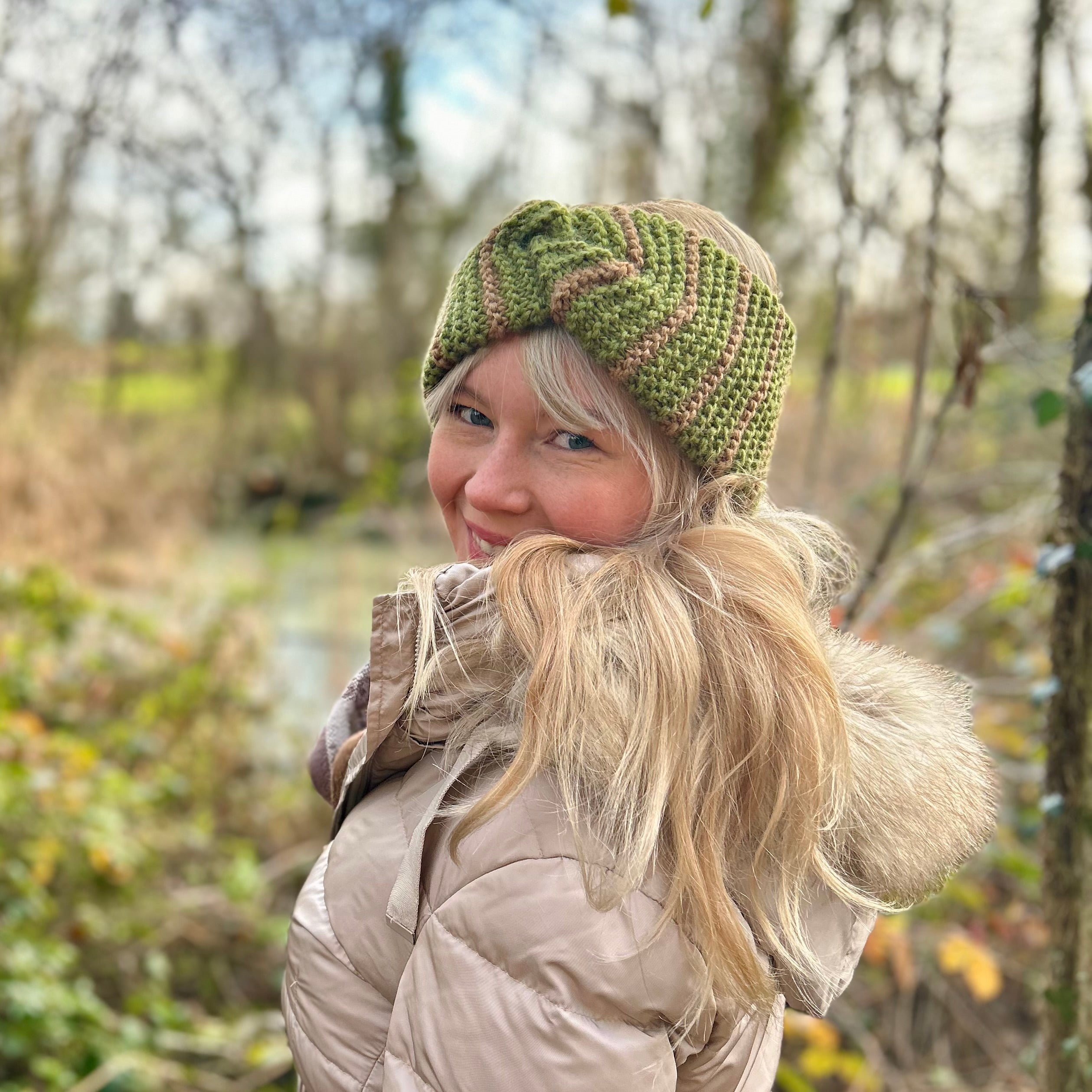 Stirnband "Woodland Lines"